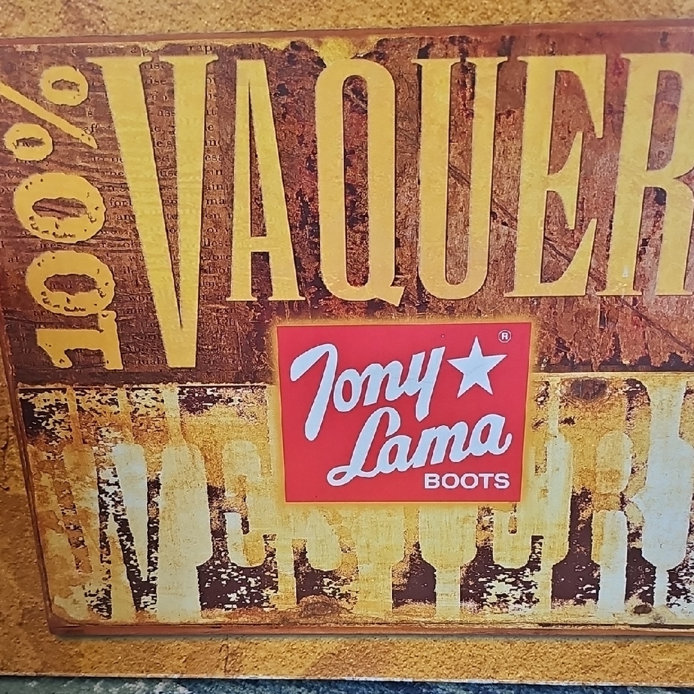 Tony Lama Western Boots Box - Picture 5 of 5